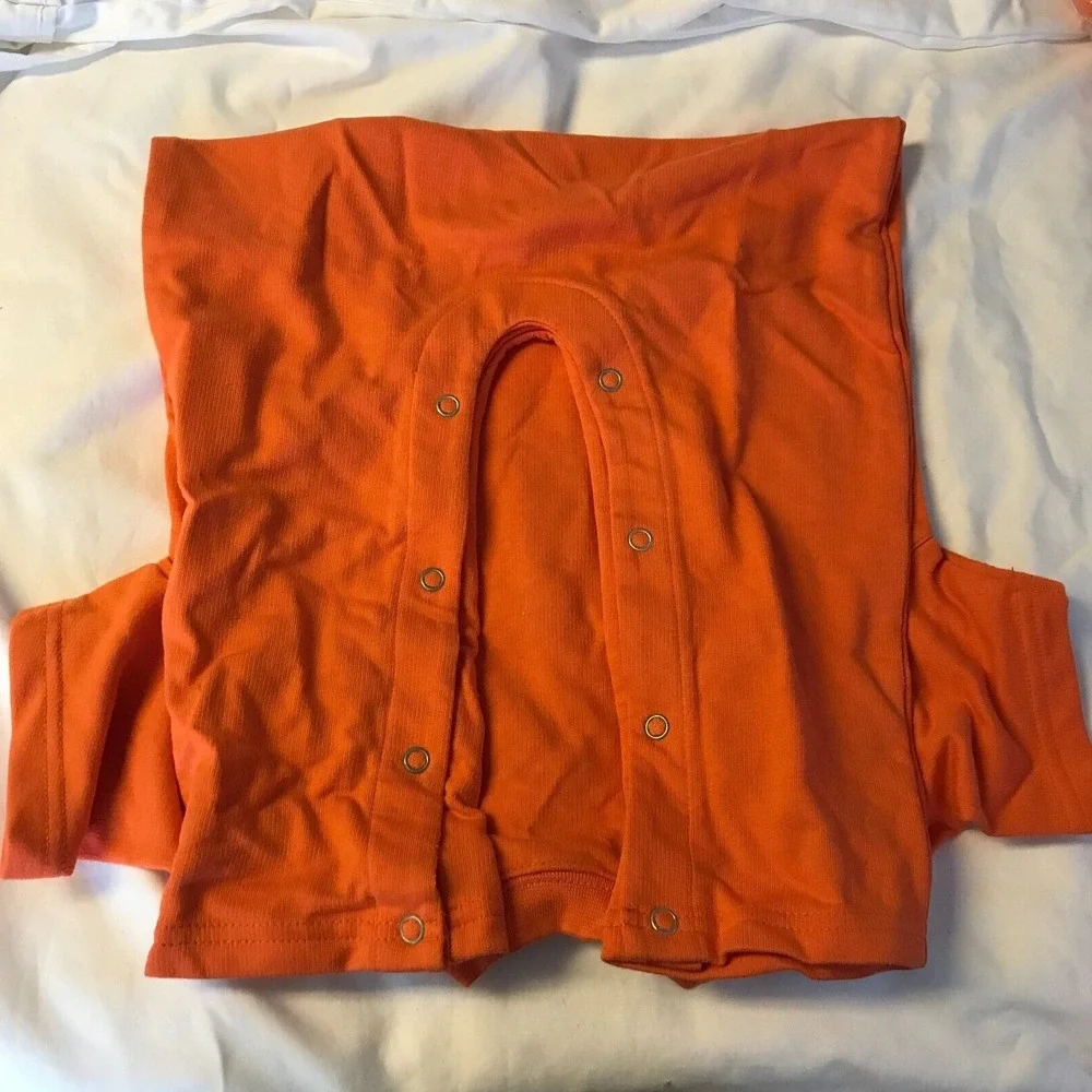 Harley Davidson orange coverall from Avon size 2T-3T